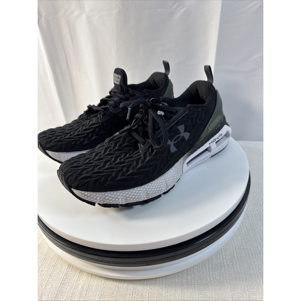 Size 9  Women's Under Armour HOVR Mega 2 Clone Black White
